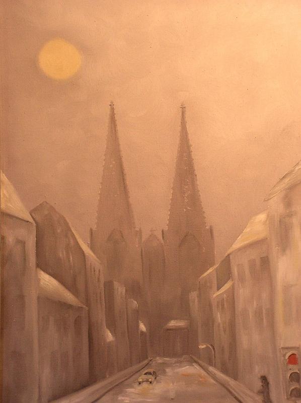 Nebeldom (Köln), 2003, Öl-Leinen, 50x70.jpg